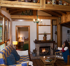 Jardín privado y parque infantil en Casa Rural Matapalacios